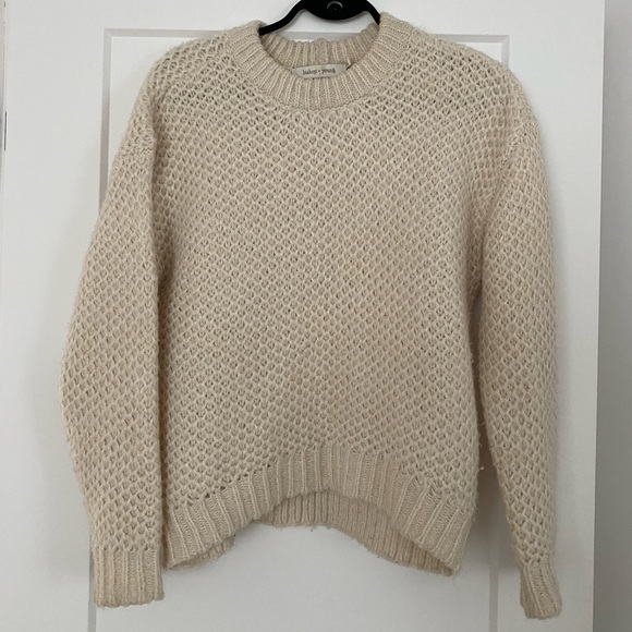 Bishop + Young cream knit - Picture 1 of 2